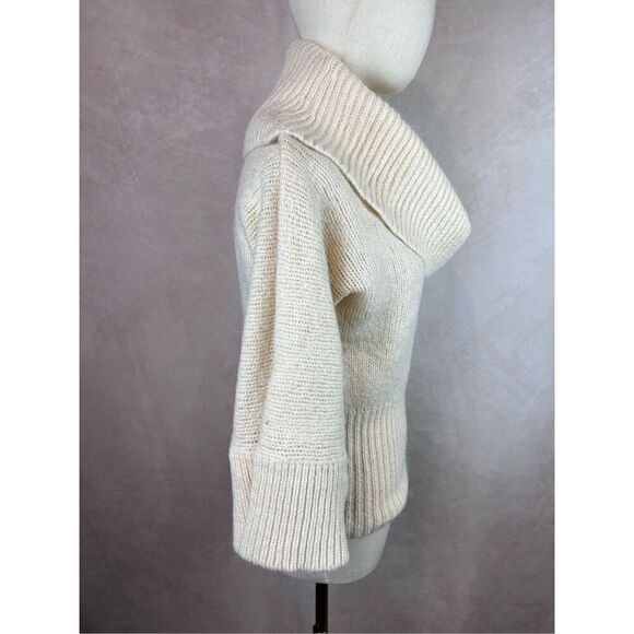 Lucky Brand Cowl Neck Wool Blend Sweater Size Extra Small - Picture 4 of 6